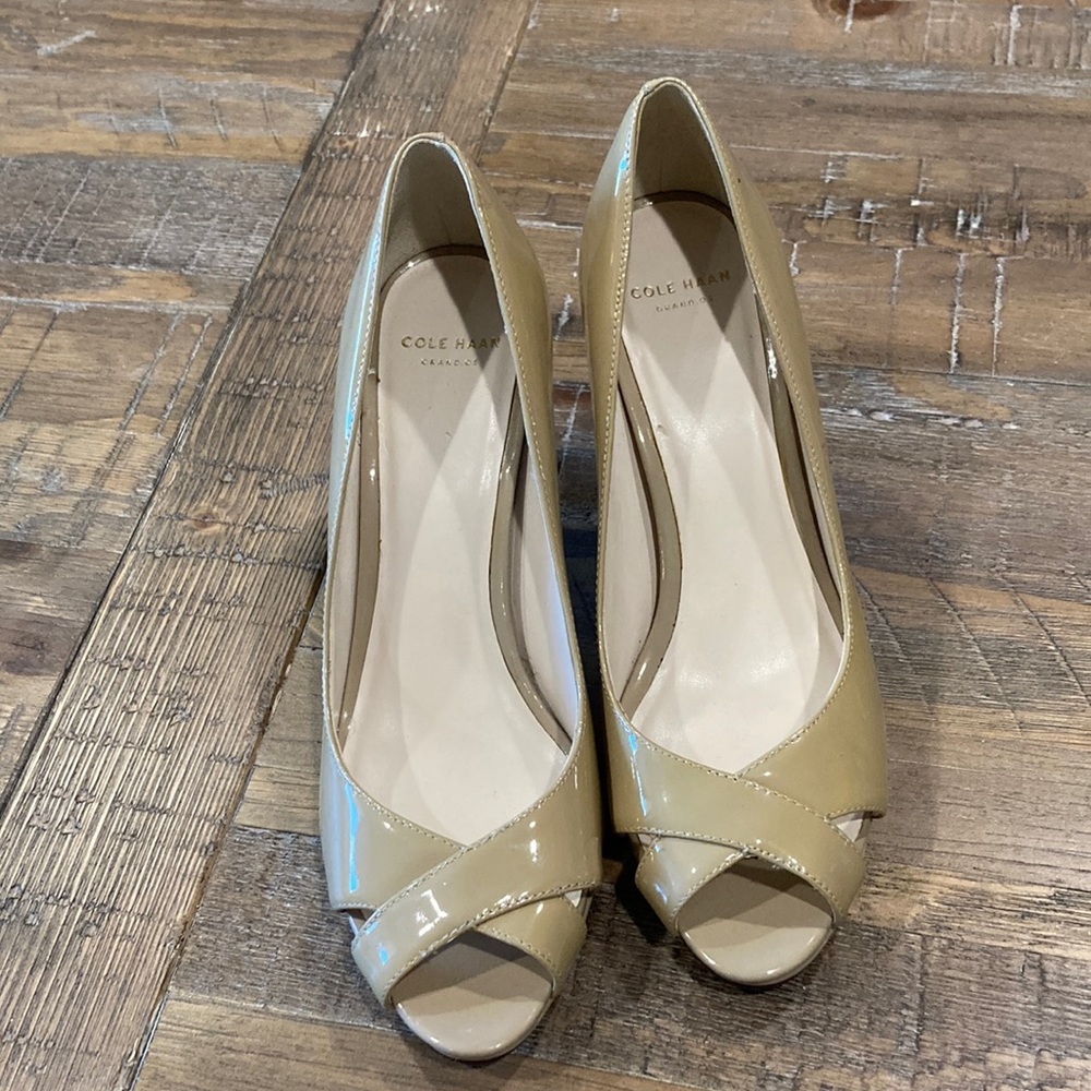 Cole Haan Grand.OS Peep Toe Heels